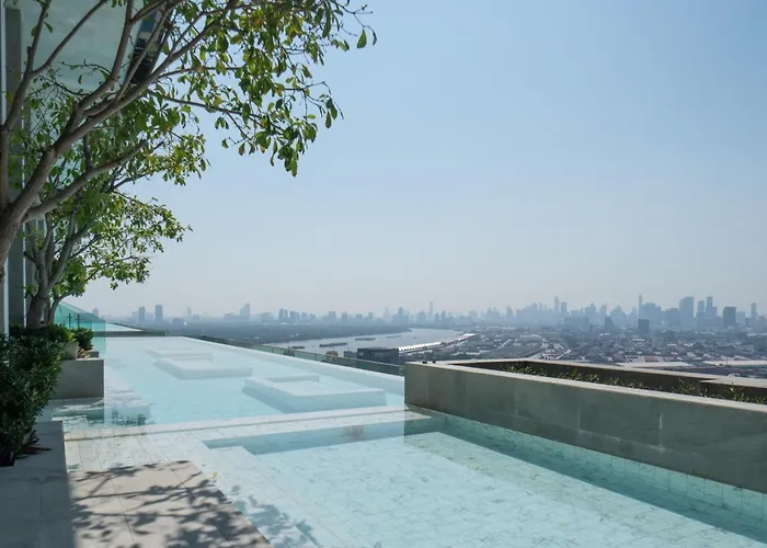 公寓 Near Bts L Duplex 42 Sqm L Rooptop Pool *