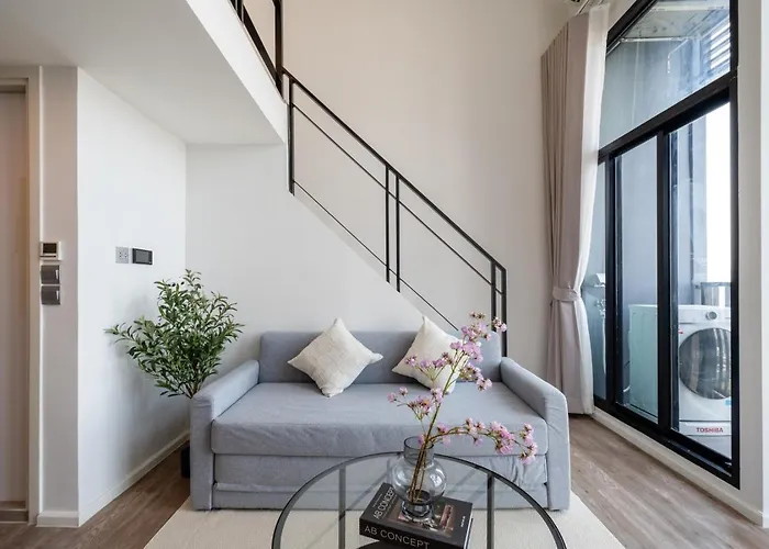 Near Bts L Duplex 42 Sqm L Rooptop Pool 公寓 曼谷