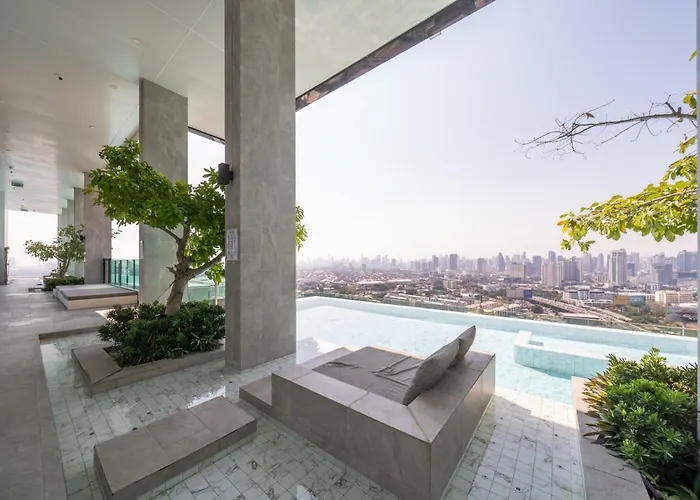 公寓 Near Bts L Duplex 42 Sqm L Rooptop Pool *