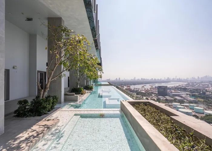 Near Bts L Duplex 42 Sqm L Rooptop Pool 曼谷