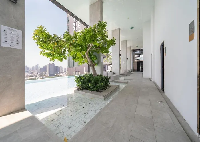 Near Bts L Duplex 42 Sqm L Rooptop Pool 公寓